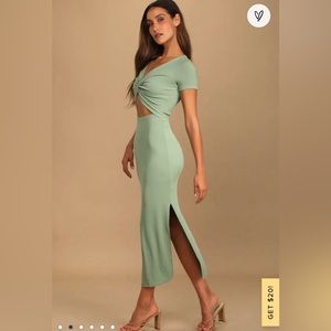 Lulus green dress